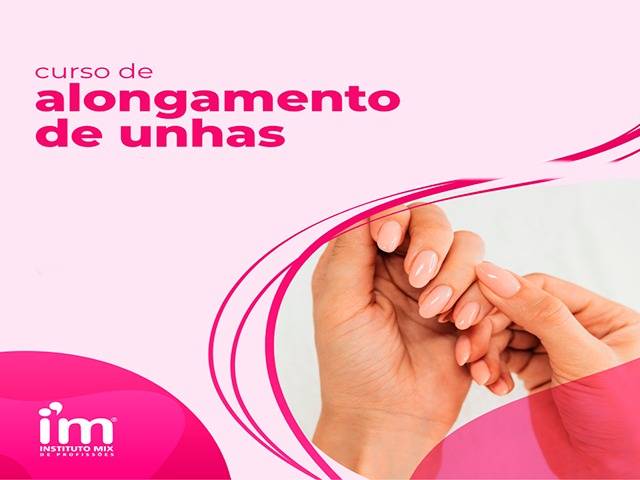 Alongamento de unhas.